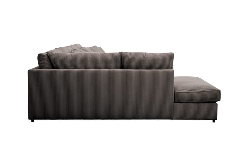Rossita Lyx 6-sits Högervänd U-formad Extra djup Soffa med Divan och Schäslong i Manchester - Brun - Möbler - Soffa - U-soffa