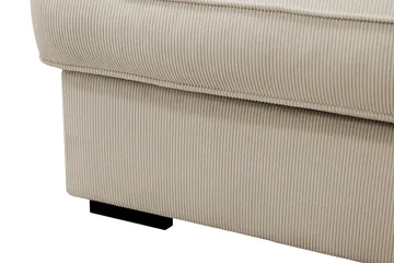 Rossita Lyx 6-sits Högervänd U-formad Extra djup Soffa med Divan och Schäslong i Manchester - Kräm - Möbler - Soffa - U-soffa
