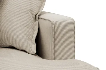 Rossita Lyx 6-sits Högervänd U-formad Extra djup Soffa med Divan och Schäslong i Manchester - Kräm - Möbler - Soffa - U-soffa