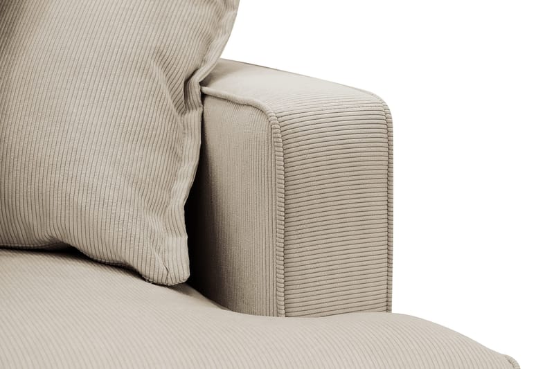 Rossita Lyx 6-sits Högervänd U-formad Extra djup Soffa med Divan och Schäslong i Manchester - Kräm - Möbler - Soffa - U-soffa