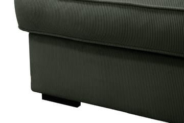 Rossita Lyx 6-sits Högervänd U-formad Extra djup Soffa med Divan och Schäslong i Manchester - Mörkgrön - Möbler - Soffa - U-soffa