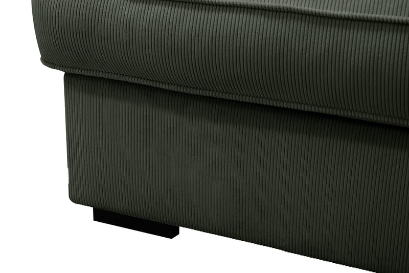 Rossita Lyx 6-sits Högervänd U-formad Extra djup Soffa med Divan och Schäslong i Manchester - Mörkgrön - Möbler - Soffa - U-soffa