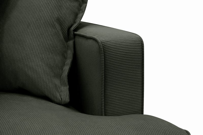 Rossita Lyx 6-sits Högervänd U-formad Extra djup Soffa med Divan och Schäslong i Manchester - Mörkgrön - Möbler - Soffa - U-soffa