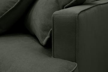 Rossita Lyx 6-sits Högervänd U-formad Extra djup Soffa med Divan och Schäslong i Manchester - Mörkgrön - Möbler - Soffa - U-soffa