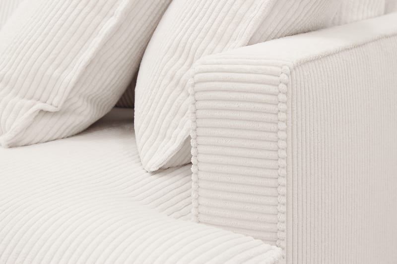 Rossita Lyx 6-sits Högervänd U-formad Extra djup Soffa med Divan och Schäslong i Manchester - Offwhite - Möbler - Soffa - U-soffa