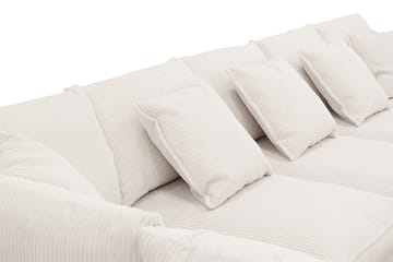 Rossita Lyx 6-sits Högervänd U-formad Extra djup Soffa med Divan och Schäslong i Manchester - Offwhite - Möbler - Soffa - U-soffa