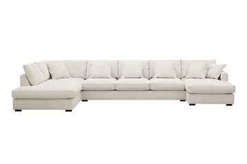 Rossita Lyx 6-sits Högervänd U-formad Extra djup Soffa med Divan och Schäslong i Manchester