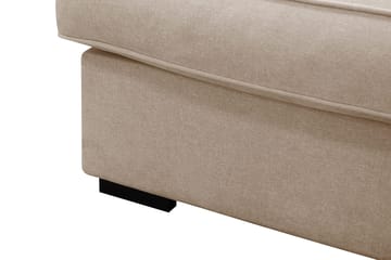 Rossita Lyx 6-sits Högervänd U-formad Extra djup Soffa med Divan och Schäslong i Tyg - Ljusbrun - Möbler - Soffa - U-soffa
