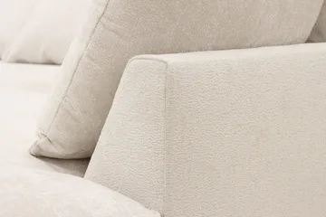 Rossita Lyx 6-sits Vänstervänd U-formad Extra djup Soffa med Divan och Schäslong i Chenille - Beige - Möbler - Soffa - U-soffa