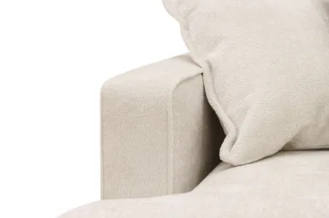 Rossita Lyx 6-sits Vänstervänd U-formad Extra djup Soffa med Divan och Schäslong i Chenille - Beige - Möbler - Soffa - U-soffa