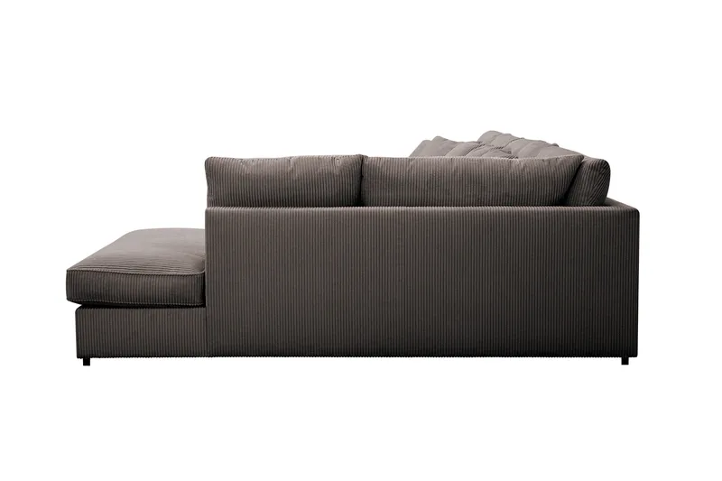 Rossita Lyx 6-sits Vänstervänd U-formad Extra djup Soffa med Divan och Schäslong i Manchester - Brun - Möbler - Soffa - U-soffa