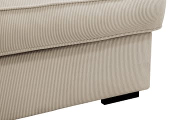 Rossita Lyx 6-sits Vänstervänd U-formad Extra djup Soffa med Divan och Schäslong i Manchester - Kräm - Möbler - Soffa - U-soffa