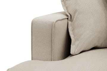 Rossita Lyx 6-sits Vänstervänd U-formad Extra djup Soffa med Divan och Schäslong i Manchester - Kräm - Möbler - Soffa - U-soffa