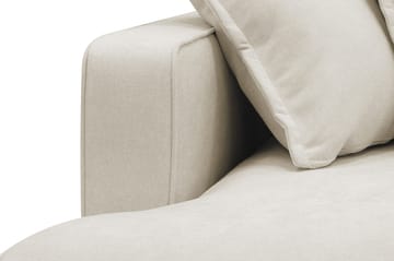 Rossita Lyx 6-sits Vänstervänd U-formad Extra djup Soffa med Divan och Schäslong i Tyg - Beige - Möbler - Soffa - U-soffa