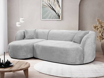 Rylian 3-sits Soffa med divan - ljusgrå - Möbler - Soffa - Hörnsoffa - Hörnsoffa med divan