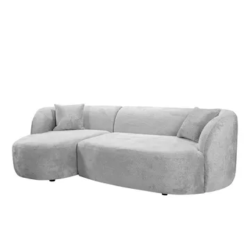 Rylian 3-sits Soffa med divan - ljusgrå - Möbler - Soffa - Hörnsoffa - Hörnsoffa med divan