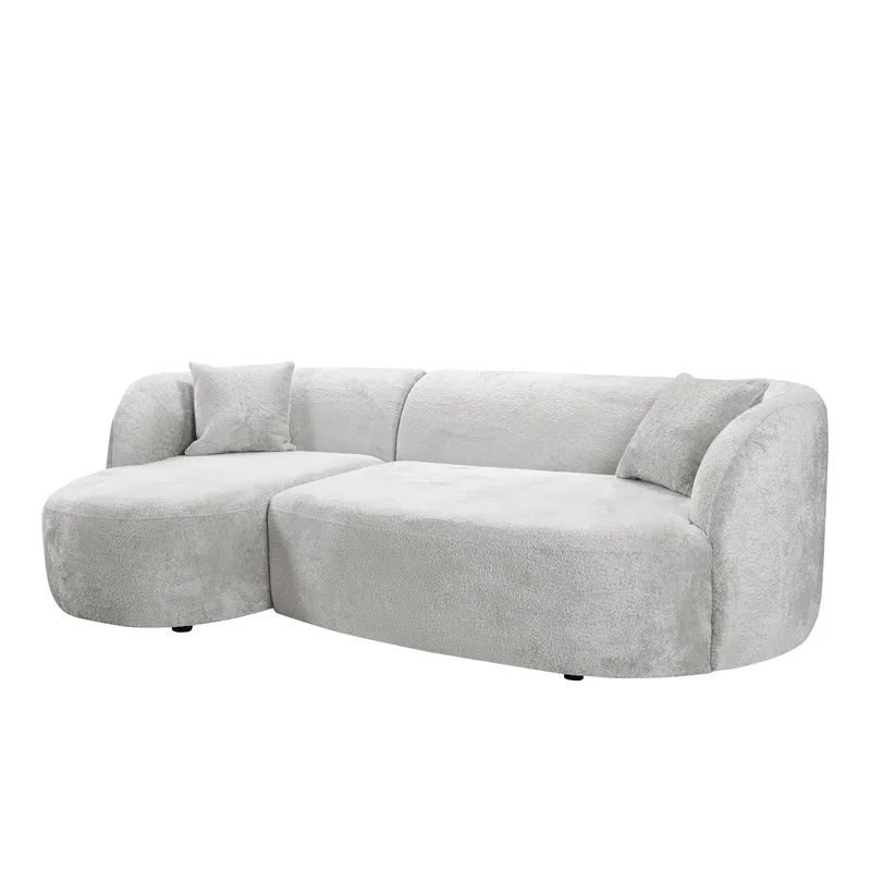 Rylian 3-sits Soffa med divan, ljusgrå