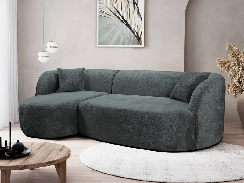 Rylian 3-sits Soffa med divan - mörkgrå - Möbler - Soffa - Hörnsoffa - Hörnsoffa med divan
