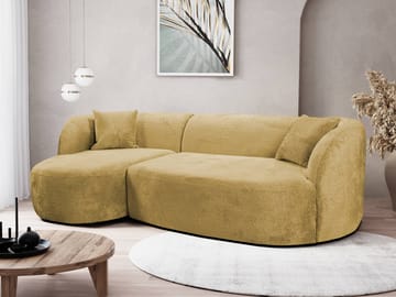 Rylian 3-sits Soffa med divan - senapsgul - Möbler - Soffa - Hörnsoffa