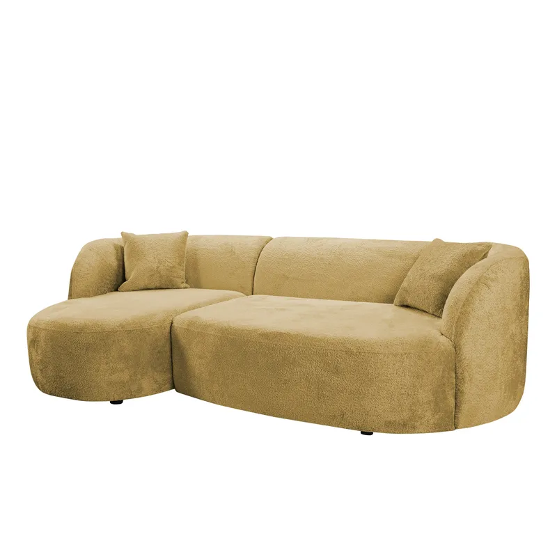 Rylian 3-sits Soffa med divan - senapsgul - Möbler - Soffa - Hörnsoffa
