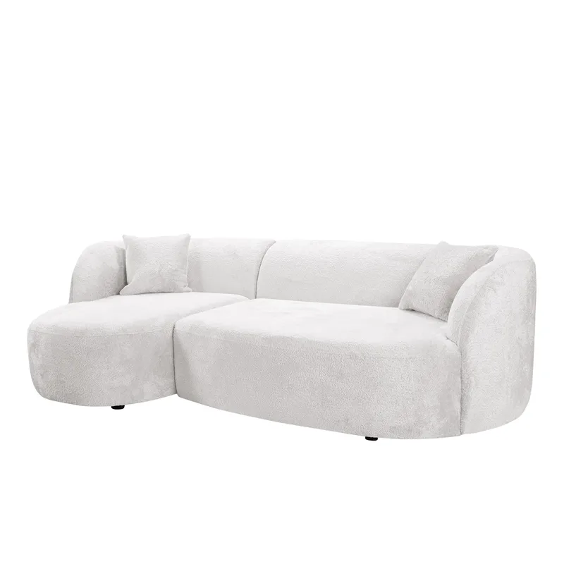 Rylian 3-sits Soffa med divan, vit
