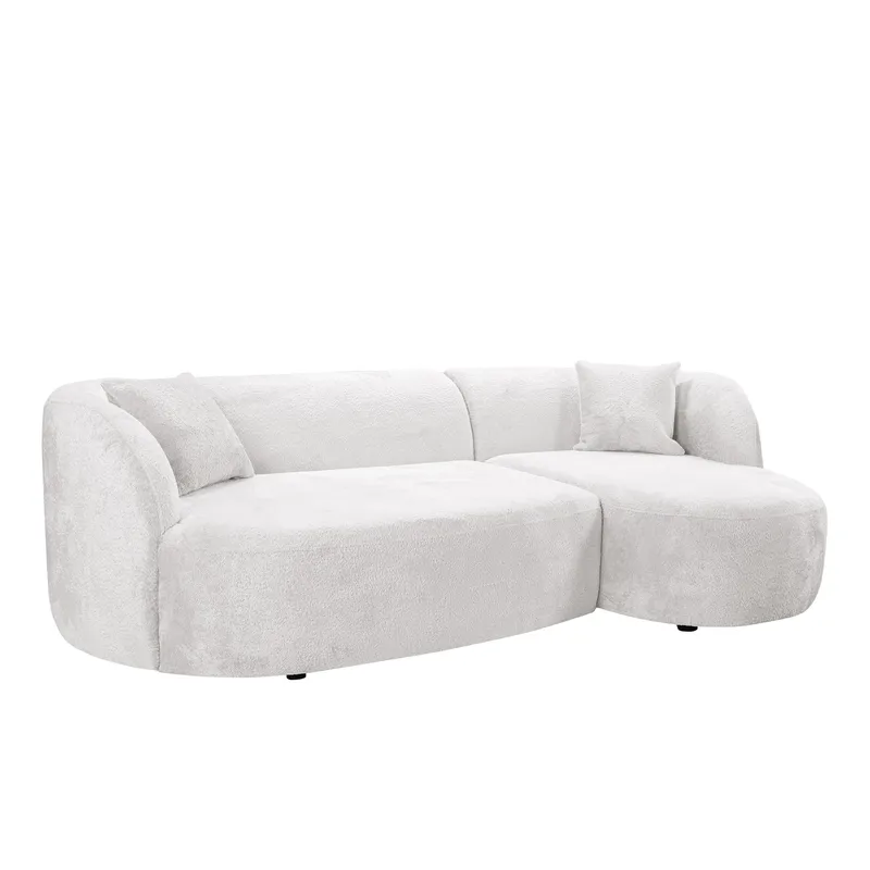 Rylian 3-sits Soffa med divan, vit