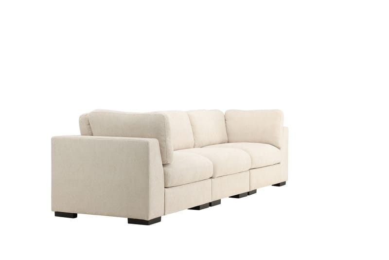 Salerno 3-sits Soffa i Tyg - Beige - Möbler - Soffa - 3 sits soffa