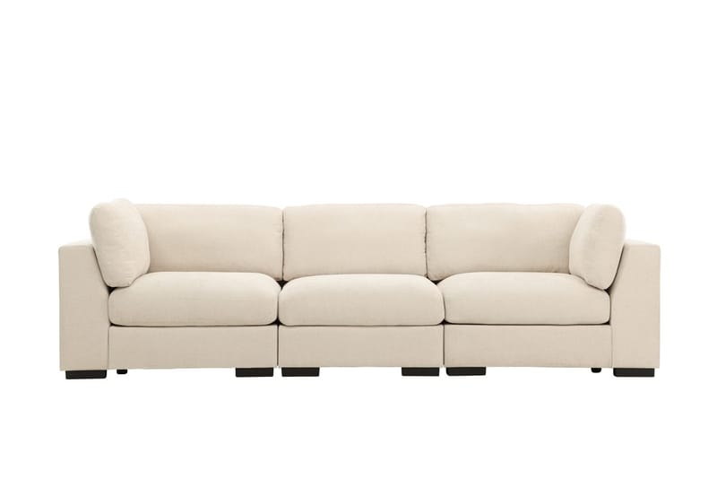 Salerno 3-sits Soffa i Tyg - Beige - Möbler - Soffa - 3 sits soffa