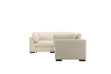 Salerno 4-sits L-formad Hörnsoffa i Tyg - Beige - Möbler - Soffa - Hörnsoffa