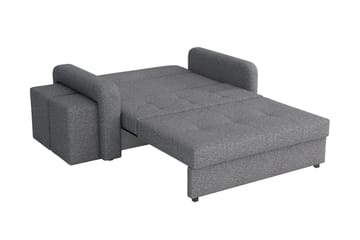 2-sits Bäddsoffa Canehan Vänster - Sammet/Svart - Möbler - Soffa - Sammetssoffa