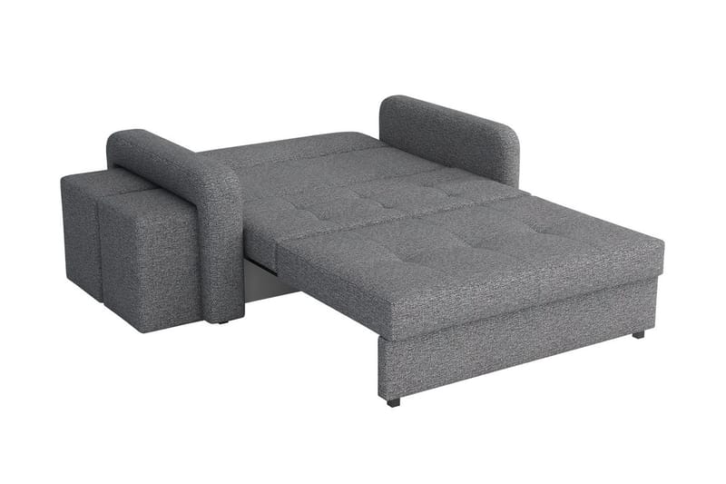2-sits Bäddsoffa Canehan Vänster - Sammet/Svart - Möbler - Soffa - Sammetssoffa