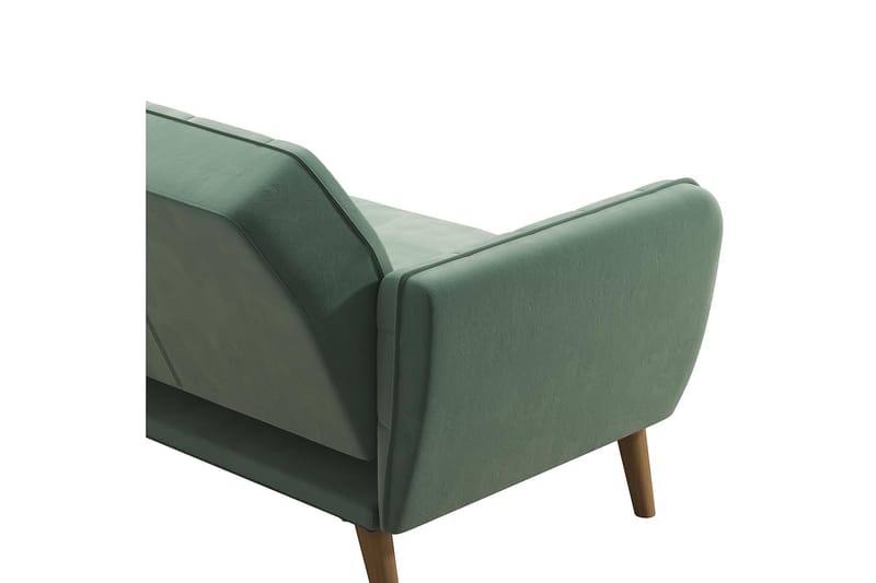2-sits Bäddsoffa Tallulah Sammet/Ljusgrön - Novogratz - Möbler - Soffa - Sammetssoffa