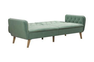 2-sits Bäddsoffa Tallulah Sammet/Ljusgrön - Novogratz - Möbler - Soffa - Sammetssoffa