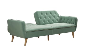 2-sits Bäddsoffa Tallulah Sammet/Ljusgrön - Novogratz - Möbler - Soffa - Sammetssoffa