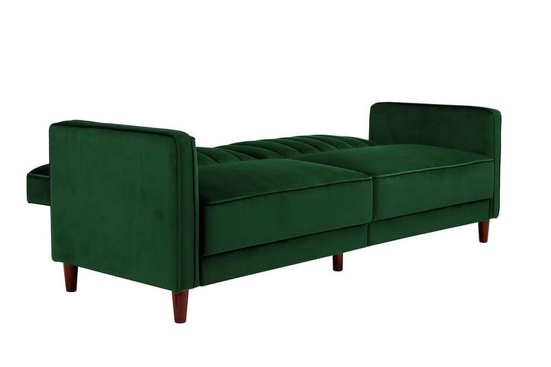2-sits Bäddsoffa Pin Tufted Sammet/Grön - Dorel Home - Möbler - Soffa - Sammetssoffa