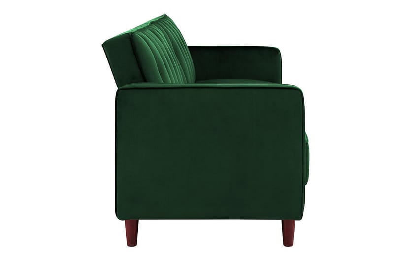2-sits Bäddsoffa Pin Tufted Sammet/Grön - Dorel Home - Möbler - Soffa - Sammetssoffa