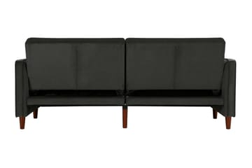 2-sits Bäddsoffa Pin Tufted Sammet/Grå - Dorel Home - Möbler - Soffa - Sammetssoffa