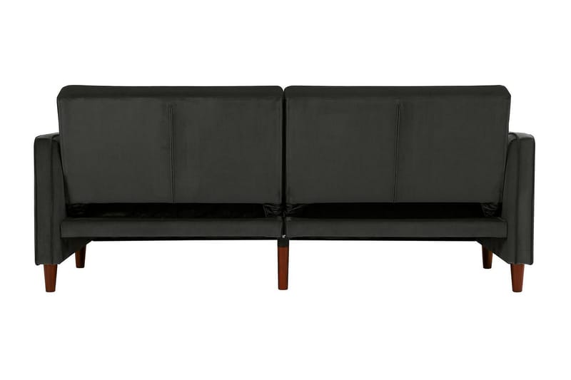 2-sits Bäddsoffa Pin Tufted Sammet/Grå - Dorel Home - Möbler - Soffa - Sammetssoffa