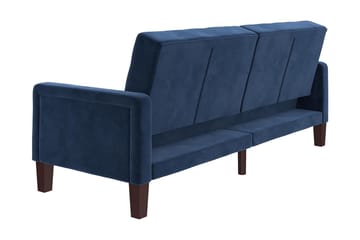 2-sits Bäddsoffa Porter Sammet/Blå - Dorel Home - Möbler - Soffa - Sammetssoffa