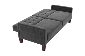 2-sits Bäddsoffa Porter Sammet/Grå - Dorel Home - Möbler - Soffa - Sammetssoffa