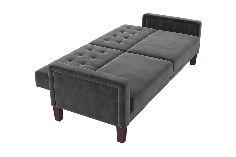 2-sits Bäddsoffa Porter Sammet/Grå - Dorel Home - Möbler - Soffa - Sammetssoffa