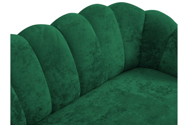 2-sits Soffa Naspur - Sammet/Blå/Svart Krom - Möbler - Soffa - Sammetssoffa