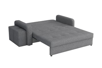 3-sits Bäddsoffa Canehan Vänster - Sammet/Svart - Möbler - Soffa - Sammetssoffa