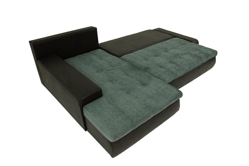 3-sits Hörnbäddsoffa Cerys Mini - Läder/Rosa - Möbler - Soffa - Sammetssoffa
