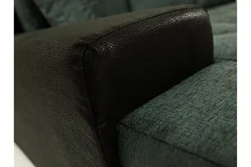 3-sits Hörnbäddsoffa Cerys Mini - Läder/Rosa - Möbler - Soffa - Sammetssoffa