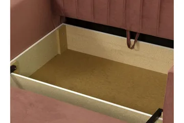 Bensbyn 2-sits Bäddsoffa 132x196 cm Bäddbar Vertikalt Sydd i Tyg - Grå - Möbler - Soffa - Bäddsoffa - 2 sits bäddsoffa