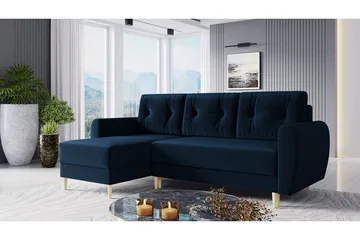 Bornalle Bäddsoffa - Blå - Möbler - Soffa - Bäddsoffa - Bäddsoffa divan