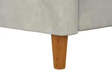 Celine 3-sits Divanbäddsoffa Sammet/Ljusgrå - Dorel Home - Möbler - Soffa - Sammetssoffa