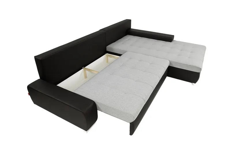 Cerys Hörnsoffa Universal - Grå - Möbler - Soffa - Bäddsoffa - Bäddsoffa divan