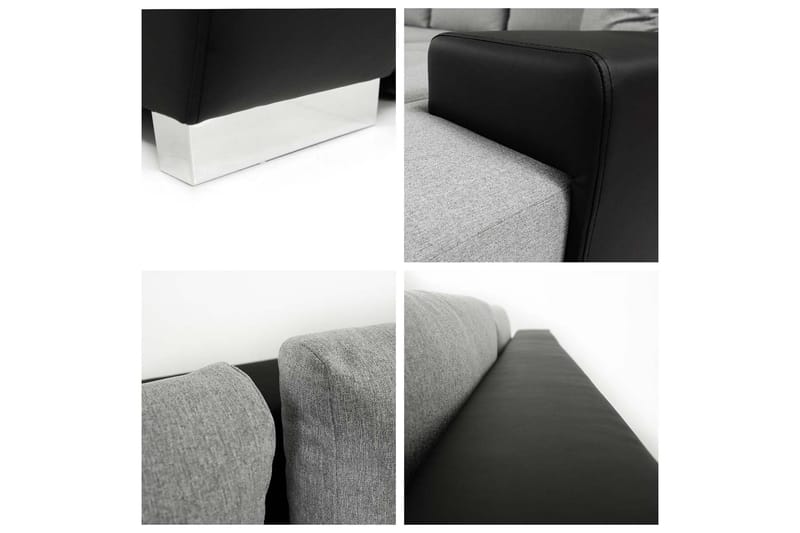 Cerys Hörnsoffa Universal - Grå - Möbler - Soffa - Bäddsoffa - Bäddsoffa divan